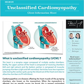Unclassified Cardiomyopathy
